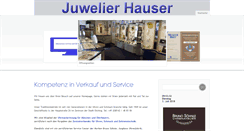 Desktop Screenshot of juwelier-hauser.de
